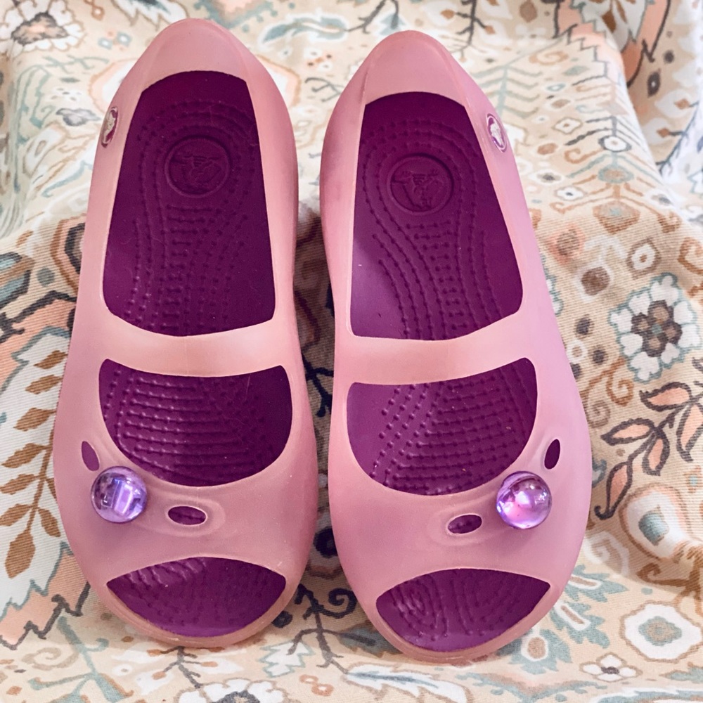 Crocs toddler girl Mary Jane style size 10